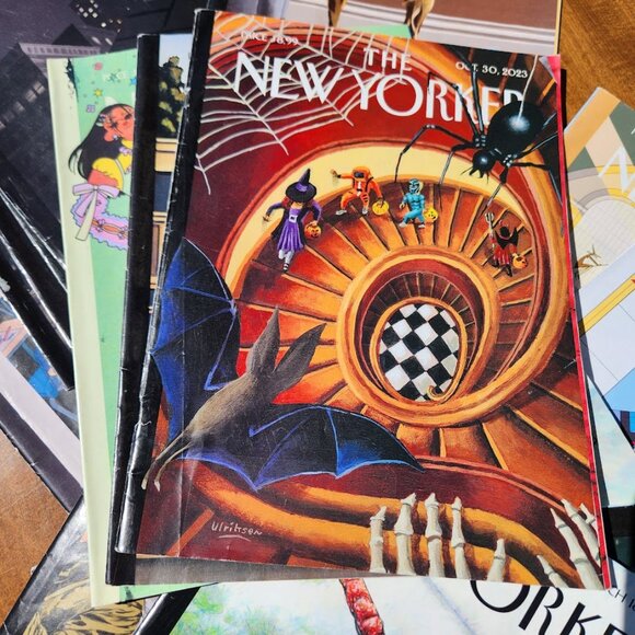 The New Yorker Magazine Bundle Lot of 7 Magazines RANDOM DATES Reading bundle Y - Picture 7 of 11
